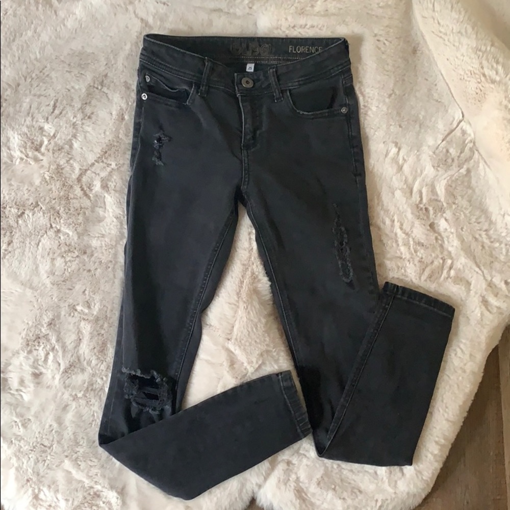 DL1961 FLORENCE DISTRESSED SKINNY DENIM